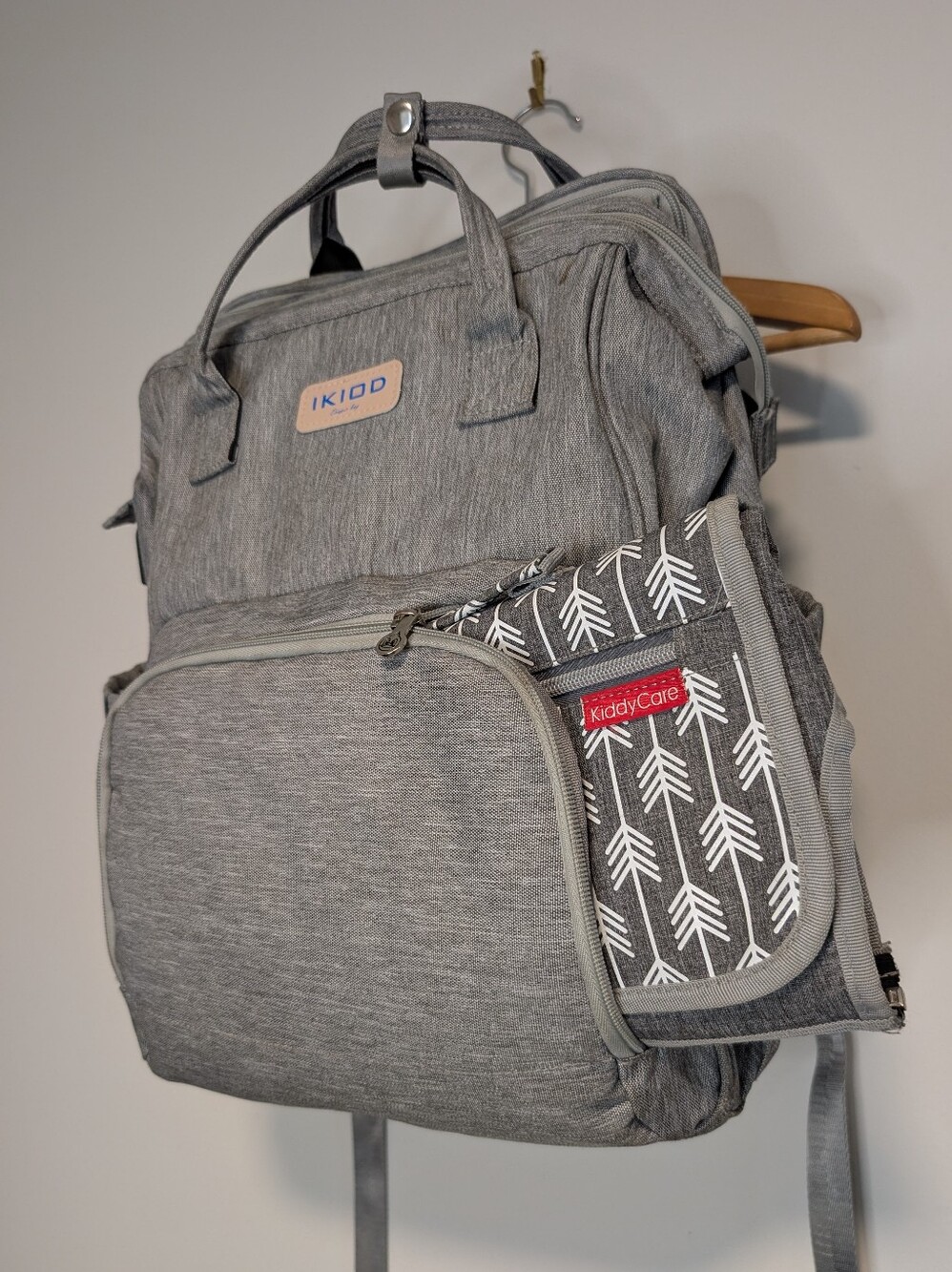 IKIOD Diaper Bag With Built-in Changing Table Including Additional Changing Pad
